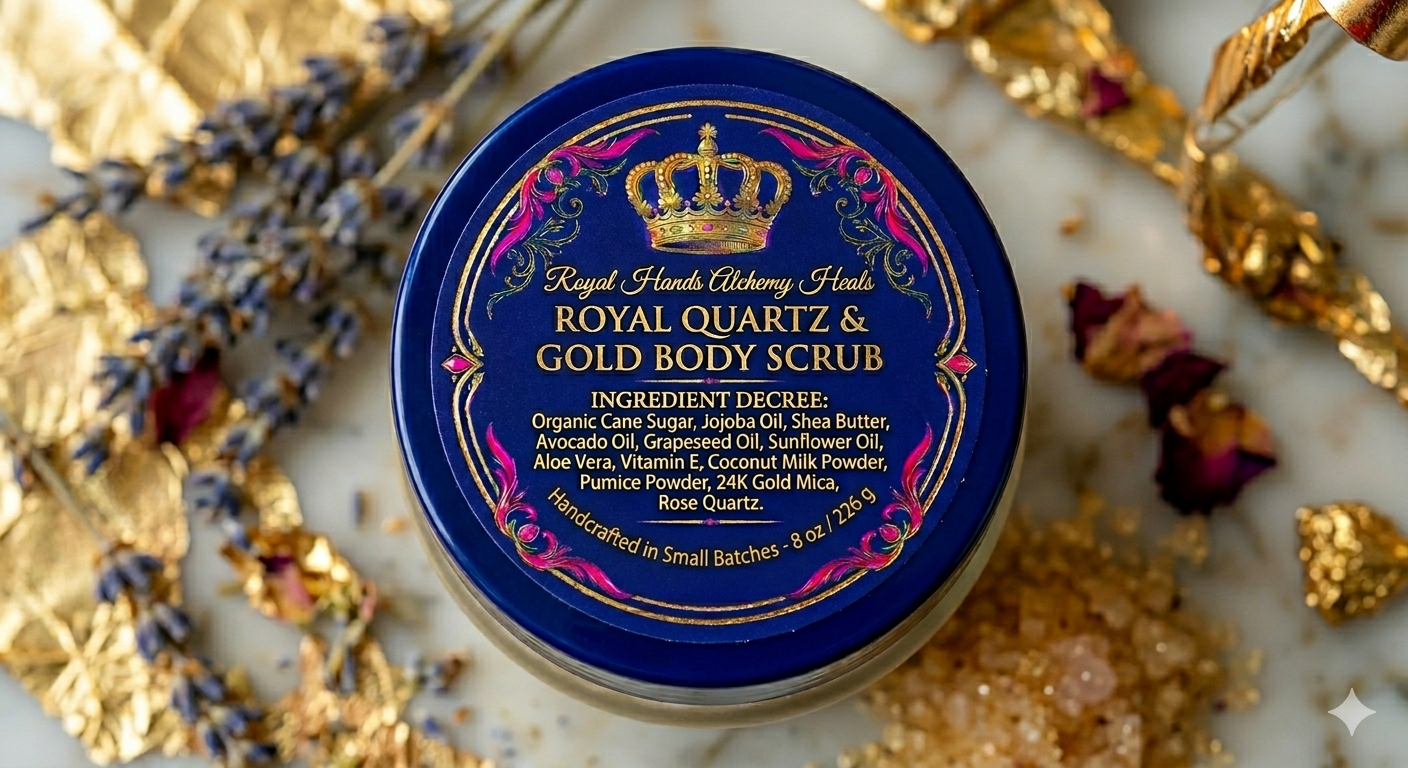 Royal Quartz & Gold Body Polish